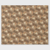 Beardie Bestie Wrapping Paper Cadeaupapier (Vlak)