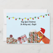 Beardie-Claus - Bearded Dragon (Achterkant)