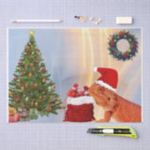 Beardie-Claus - Bearded Dragon Santa Tissue Paper Tissuepapier (Craft)