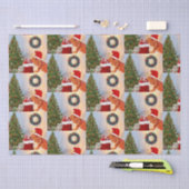 Beardie-Claus - Bearded Dragon Santa Tissuepapier (Craft)