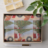 Beardie-Claus - Bearded Dragon Santa Tissuepapier (Geschenk)