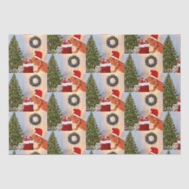 Beardie-Claus - Bearded Dragon Santa Tissuepapier