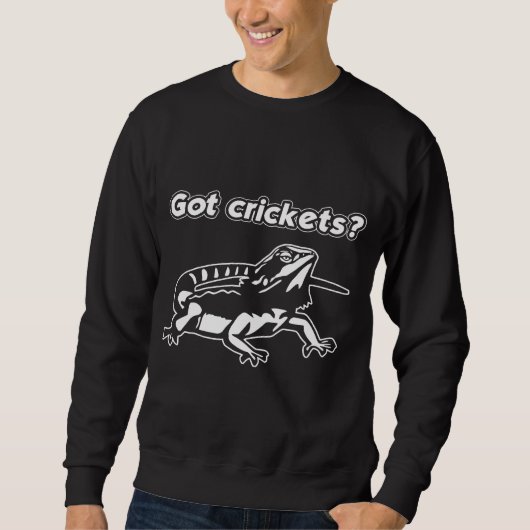 Beardie heeft crickets van mijn geldekte draak trui (Voorkant)