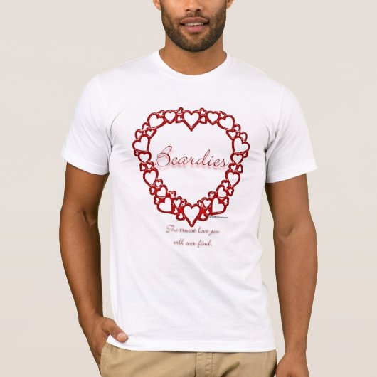 Beardie True Love T-shirt (Voorkant)