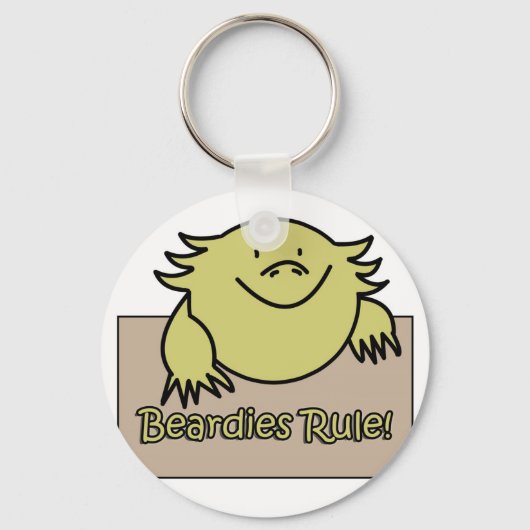 Beardies Rule! Sleutelhanger (Voorkant)