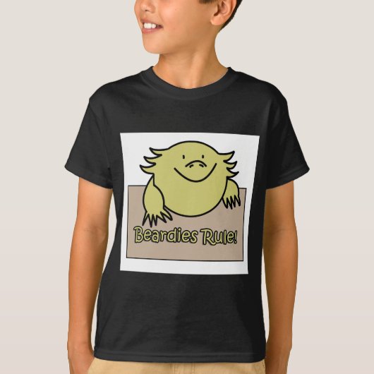 Beardies Rule! T-shirt (Voorkant)