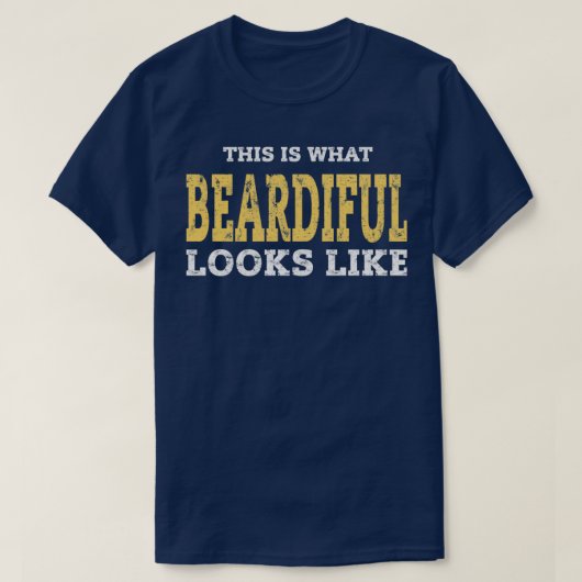 Beardiful Novelty Funny Bearded Mannen Gift T-shirt (Design voorkant)