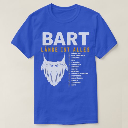 Bearding Bearded Ceards Lengds Mannen Mannen T-shirt (Design voorkant)