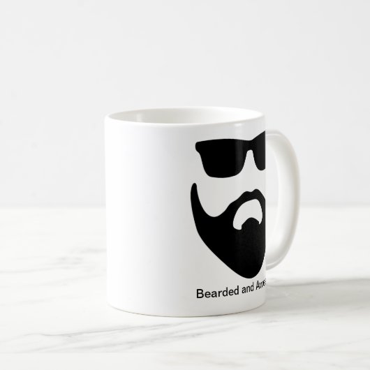 Bearding en Geweldige bekertje Koffiemok (Voorkant rechts)