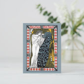 Beardley Peacock Briefkaart (Staand voorkant)