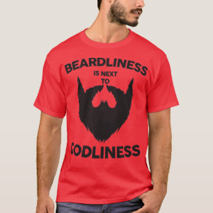 Beardliness is naast Godliness Beard Lovers Donx T-shirt