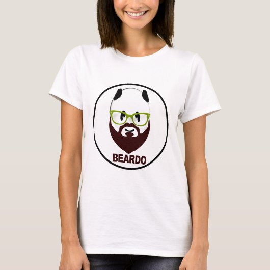 Beardo panda t-shirt (Voorkant)