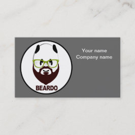 Beardo panda visitekaartje