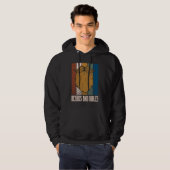 Beards and Bibles Motivational Quote Christian Ins Hoodie (Voorkant volledig)