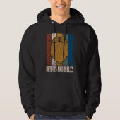 Beards and Bibles Motivational Quote Christian Ins Hoodie (Voorkant)
