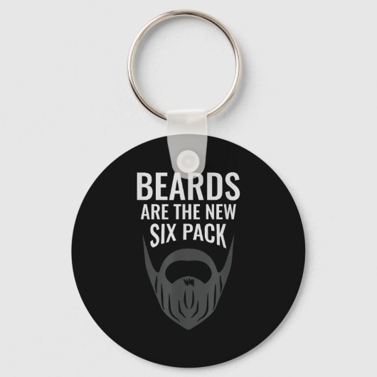 Beards Are The New Six Pack _ Beard Lover Bearded  Sleutelhanger (Voorkant)