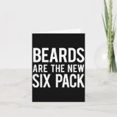 Beards Are The New Six Pack  Kaart (Voorkant)