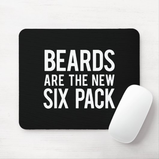 Beards Are The New Six Pack  Muismat (Met muis)