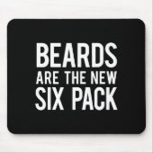 Beards Are The New Six Pack  Muismat (Voorkant)