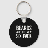 Beards Are The New Six Pack  Sleutelhanger (Voorkant)
