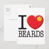 Beards Love Briefkaart (Voorkant / Achterkant)