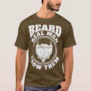Beards Real Mannen Groeien ze met het Beer van de T-shirt