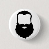 BEARDS RONDE BUTTON 3,2 CM (Voorkant)