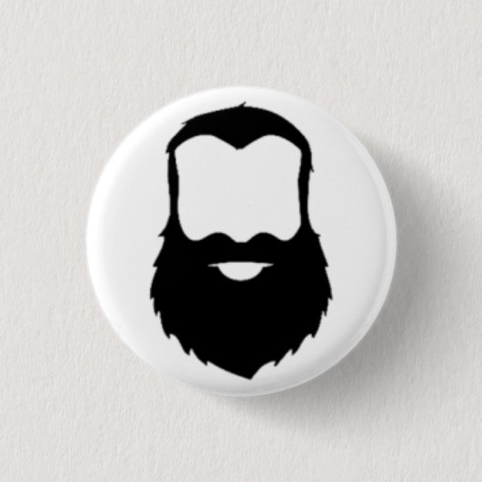 BEARDS RONDE BUTTON 3,2 CM (Voorkant)