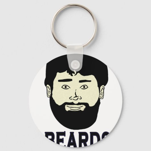 BEARDS - Ze groeien op je af Sleutelhanger (Voorkant)