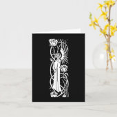 Beardsley Angel & Poppies Note Kaart (Gele Bloem)