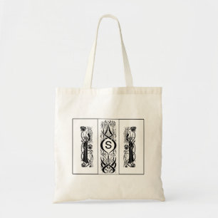 Beardsley Angels Monogram Canvas tas
