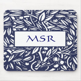 Beardsley Art Nouveau Monogram Mousepad Muismat
