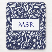 Beardsley Art Nouveau Monogram Mousepad Muismat (Voorkant)