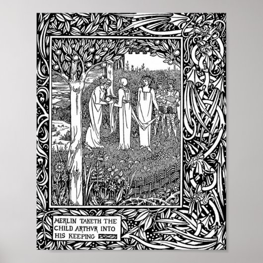 Beardsley: Dood van Arthur Poster (Voorkant)