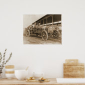 Beardsley en Coote in de Simplex Racer Poster (Keuken)