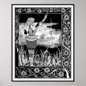 Beardsley - Excalibur - King Arthur Art Poster (Voorkant)