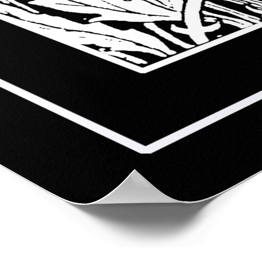 Beardsley Excalibur & Knight Art Poster (Hoek)