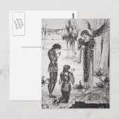 Beardsley Heilige Grail Post Card Briefkaart (Voorkant / Achterkant)