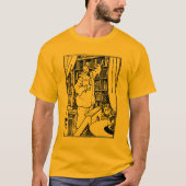 Beardsley Illustratie: Pierrot's Library T-shirt (Voorkant)