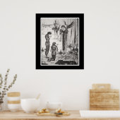 Beardsley King Arthur Poster (Keuken)