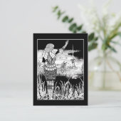 Beardsley Knight Excalibur Post Card Briefkaart (Staand voorkant)