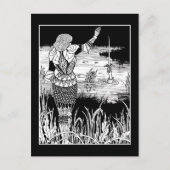 Beardsley Knight Excalibur Post Card Briefkaart (Voorkant)