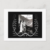 Beardsley Knight & Lady Save the Date Briefkaart (Voorkant)