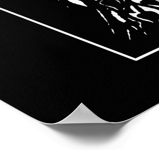 Beardsley Lady & Peacocks Poster afdrukken (Hoek)