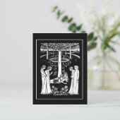 Beardsley Lancelot Post Card Briefkaart (Staand voorkant)