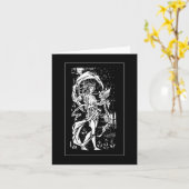 Beardsley middeleeuwse Knight Note Kaart (Gele Bloem)