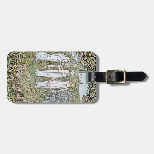 Beardsley: Morte D'Arthur Bagagelabel (Voorkant horizontaal)