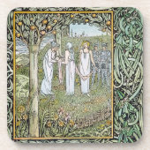 Beardsley: Morte D'Arthur Drankjes Onderzetter (Voorkant)