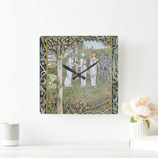 Beardsley: Morte D'Arthur Vierkante Klok (Huis)