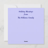 Beardsley Nouveau Engel Kerstkaarten Feestdagenkaart (Achterkant)